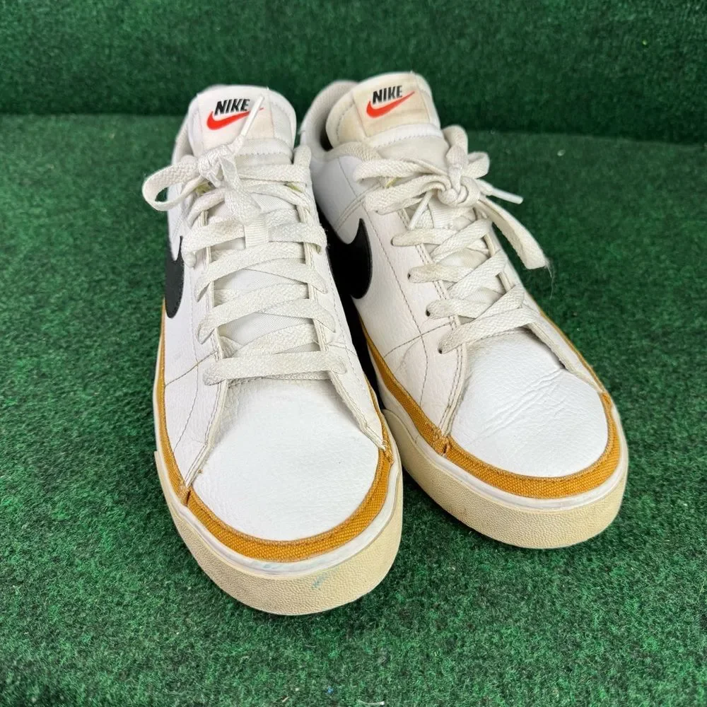 Nike Court Legacy Men's Leather Shoes Sneakers - Size 11.5 - Desert Ochre